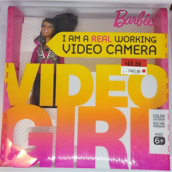 Barbie Video Girl Real Working Camera Color LCD Screen, Playback 1st generation - Picture 1 of 16
